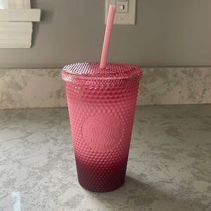 Starbucks ombré tumbler.